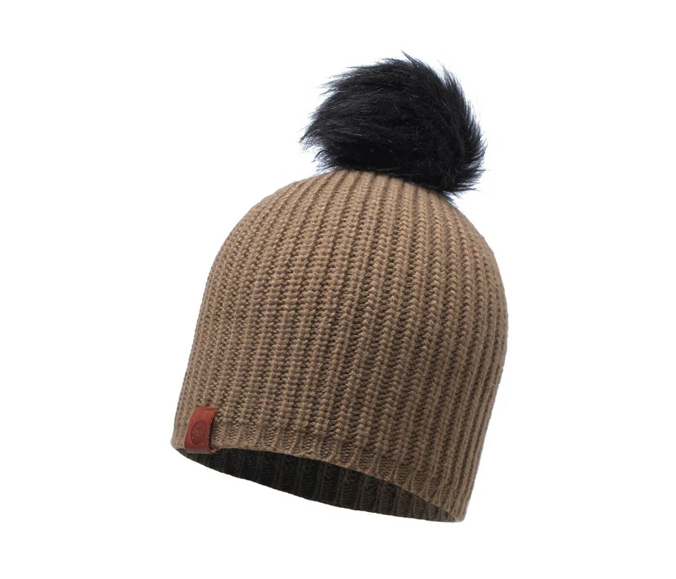 SALE!!! BUFF Knitted and Polar Hat ADALWOLF Strickmütze - Bommel
