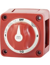 Blue Sea 6007 m-Series (Mini) Battery Switch Selector Four Position Red