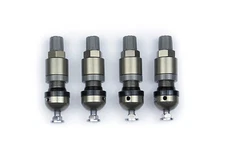 New Gunmetal Colored Aluminum Valve Stem Set For Audi R8 TPMS