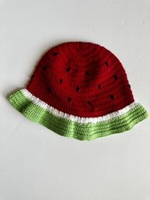 Gymboree Watermelon Crochet Hat Watermelon Picnic Sz 2T-5T Brand New