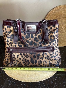 leopard print large bag