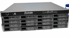 Rackable SE3016 3U short depth, 16x 3.5" SAS/SATA drive bay chassis + caddies