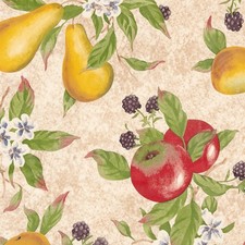 Everyday Luxuries Everyday Fruits Waterproof, Spill Proof, Tablecloth, 5 Sizes