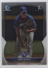 2023 Bowman Draft Chrome Refractor Hiro Wyatt #BDC-80 15tx