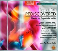 Audio Cd - Niccolo' Paganini - Paganini Rediscovered - Dynamic -D- Neu