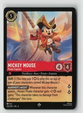 Mickey Mouse - Pirate Captain 103 Azurite Sea Disney Lorcana
