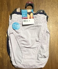 Vanity Fair Radiant Light Luxe Ultra-Soft Lace Hi-Cut Panties 3 Pack S/5