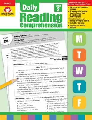 Daily Reading Comprehension : Grade 2 Paperback Evan-Moor