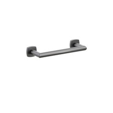 Emtek 28105FQUS10B Towel Bar 9", Soft Square Rosette, Oil Rubbed Bronze