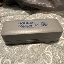 HOHNER Special 20 Diatonic Harmonica 560/20 Key of C Silver Black Chrome Case