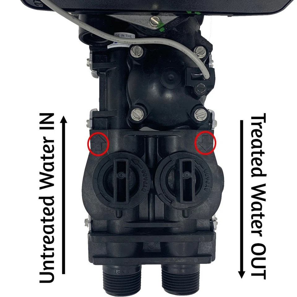 Descalcificador de agua digital para toda la casa 48k Fleck 5600SXT medido bajo demanda alta capacidad Foto 2 de 4