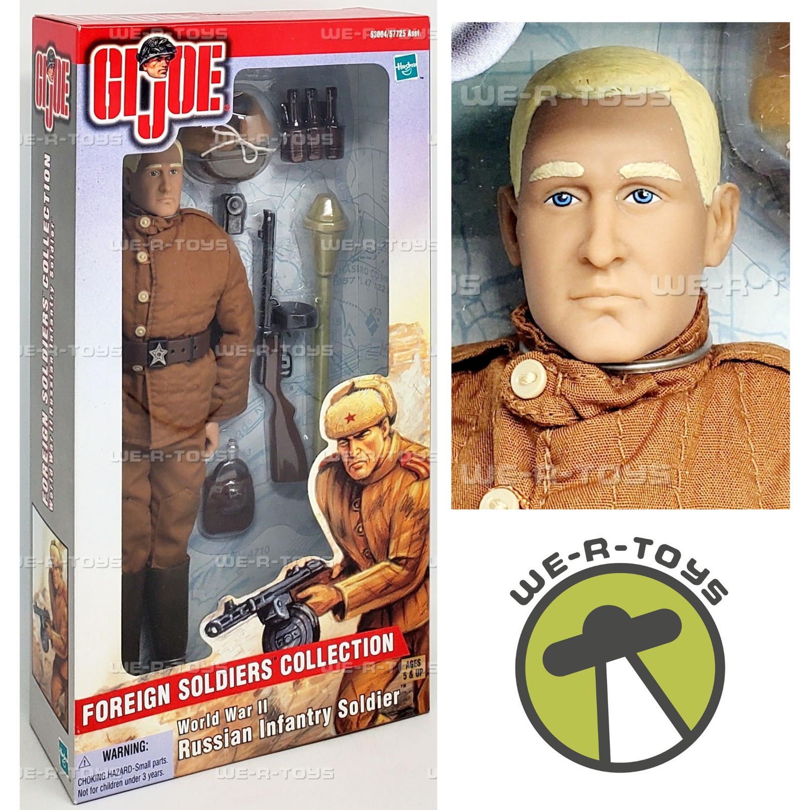 G.I. Joe WWII Russian Infantry Soldier 2000 Hasbro 53004