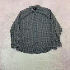 Lee Shirt checked patterned long sleeve shirt with chest pocket Men's 2XL