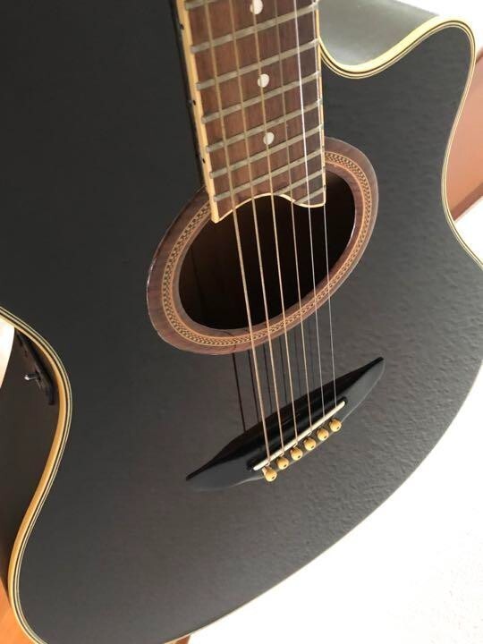 Electric Acoustic Guitar Yamaha APX-8S Black with Soft Case | eBay