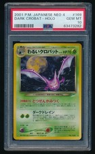 Dark Crobat Pokemon 2001 Neo 4 Destiny Japanese 169 PSA 10