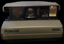 Vintage Polaroid Spectra 1200i Instant Film Camera Silver 