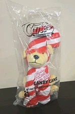 Raising Cane's Christmas Candy Cane 2024 Puppy Dog Plush Canes Animal NEW SEALED