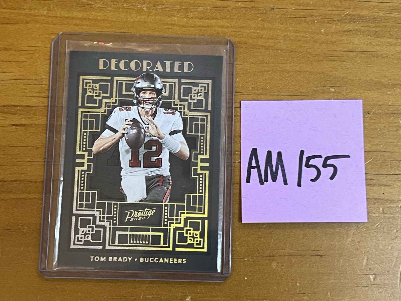 2022 Panini Prestige CASE HIT Decorated Tom Brady Football Card