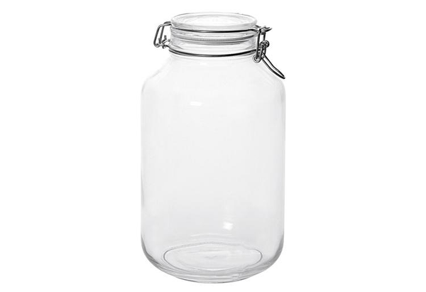 Bormioli Rocco DrahtbüGelglas Fido Mit Gummiring Und Glasdeckel 4 Liter-image