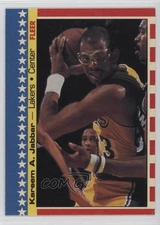 1987-88 Fleer Stickers Kareem Abdul-Jabbar #8 HOF