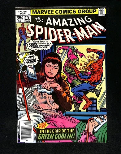 Amazing Spider-Man #178 VF- 7.5 Green Goblin Appearance! Marvel 1978