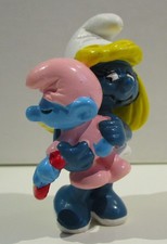 78-PUFFI-PUFFETTA CON BAMBINO-WITH BABY-20192-HONG KONG © 1984 PEYO SCHLEICH Ⓢ