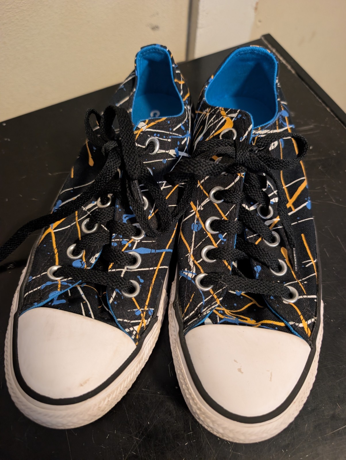 Converse Chuck Taylor All Star Paint Splatter 170810F Low Top Men's 6 Sneakers