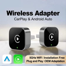 FLEAVER USB Auto Wireless CarPlay Adapter For iPhone Wireless Dongle Plug ＆ Play