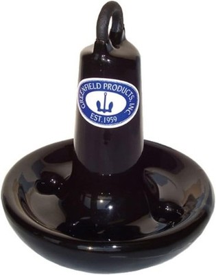 Greenfield 510E Mushroom Anchor 10 lb Cast Iron Black Coated Marine Boat Anchor