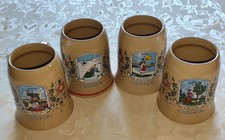 Bierkrug Sammlerset Meusel - Br&auml;u Motive I - IV