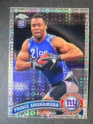 2011 Topps Chrome Prince Amukamara #6 X-Fractor (RC)