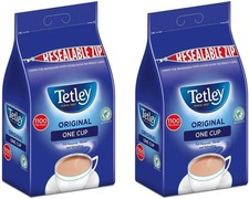 Tetley Original One Cup Black Tea Bags - Bulk Value Pack (2 x 1100 Pack)