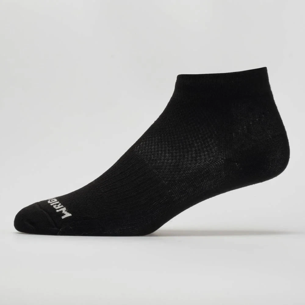 WrightSock L23542 1-Pair Black Double Layer Coolmesh II Low Cut Socks Size L