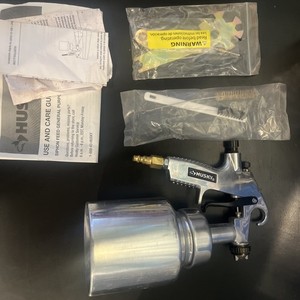 Husky Siphon Feed General Purpose Spray Gun 762 003 Used Box Damage Works Great