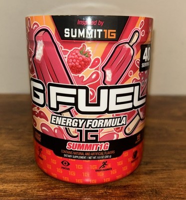 G FUEL Summit1G Raspberry Creamsicle Energy Formula - 40 Servings