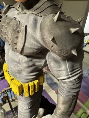 Absolute Batman 1/4  Statue with Base. 3D Printed and Painted .  Ready to ship 
