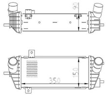 NRF Ladeluftkühler  u.a. für HYUNDAI, KIA