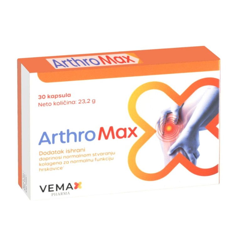 ArthroMax 30 cápsulas suplemento de apoyo de cartílago articular...