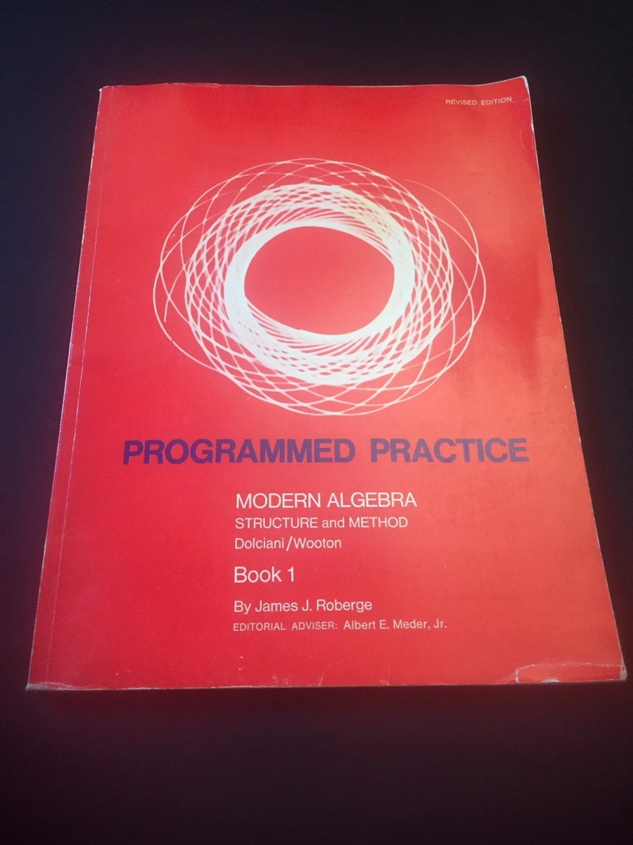 Algebra 1950-1999 Publication Year Textbooks for sale - eBay