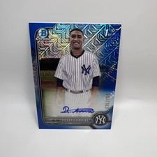 2022 Bowman Chrome #CPA-RA Roderick Arias AUTO /150 Blue HTA Choice Refractor