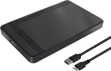 2.5-Inch Hard Drive Enclosure, SATA to USB 3.0 Adapter Tool-Free External Hard D