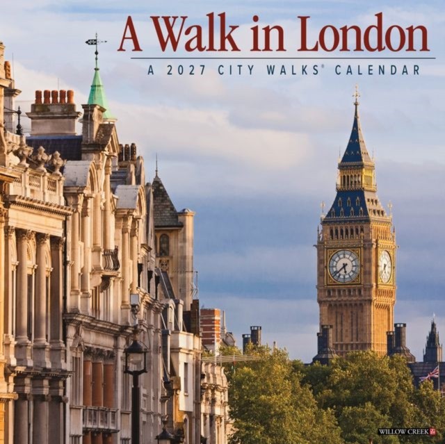 A Walk in London 2027 Wall by Willow Creek Press (Paperback Book) - Image 2