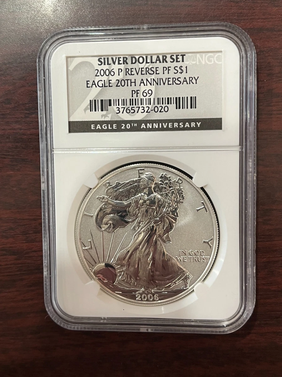 25+ American Eagle NGC 2006 Silver Bullion Coins for sale
