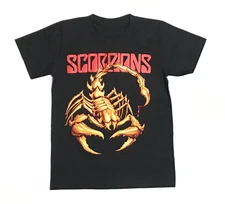 Scorpions Band Scorpion Logo Black  T-Shirt Unisex  Fan Gift S-5XL