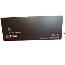 Extron PS 124 12VDC 4A 48W Power Supply IEC 320 C13 Overload Protection