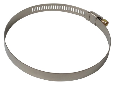 10er Pack SS Trockner Entlüftungsschlauchschellen 4"-5" (CL4) SAE #06 1/4" Schraube 5/16" Band - Bild 1 von 2
