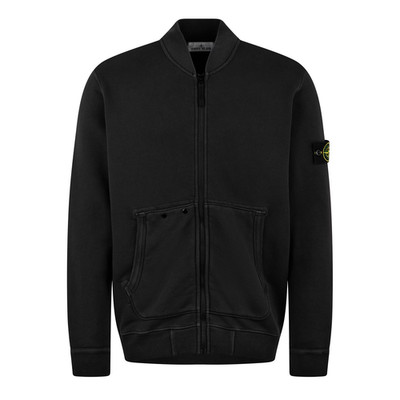 Stone Island Men's Heavy Weight Front Pockets Zip Bomber Jacket Size Small New