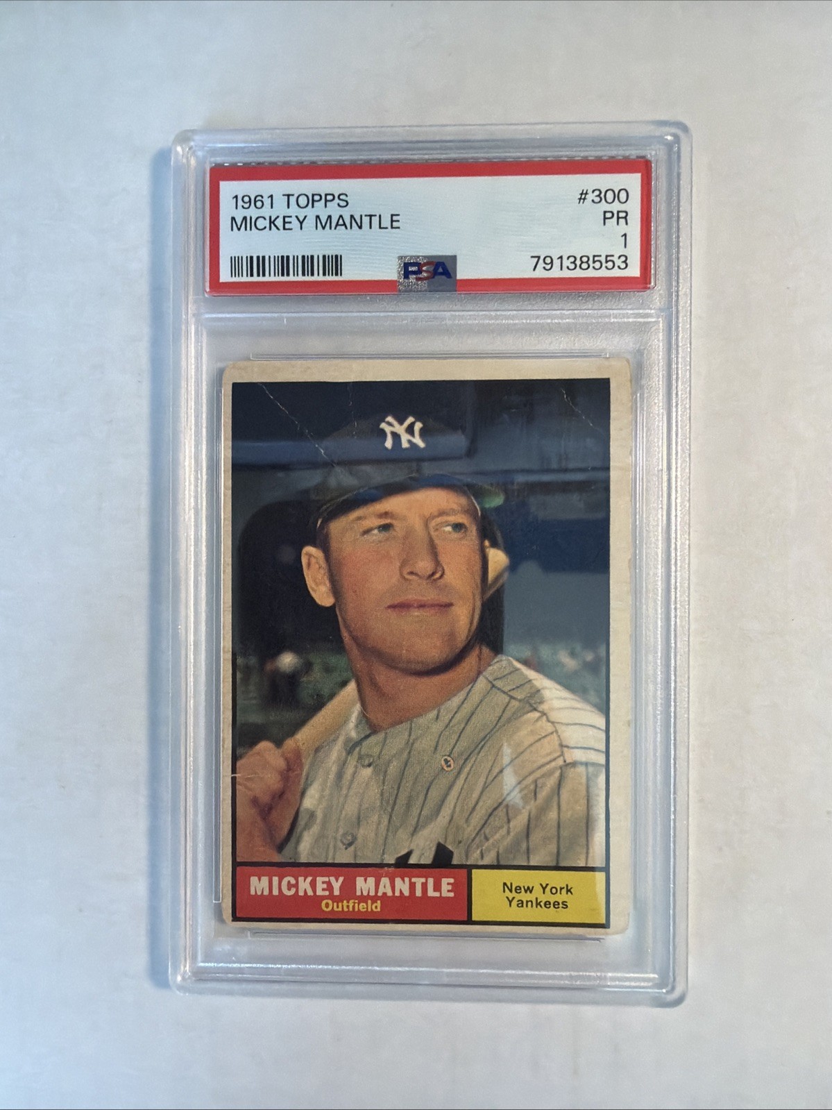 1961 Topps - Mickey Mantle #300 view 1