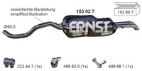 Ernst EndschalldäMpfer FüR Skoda Octavia Ii Vw Bora Seat Toledo Golf Iv