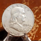 1954 Franklin Half Dollar 90% Silver Nice Coin